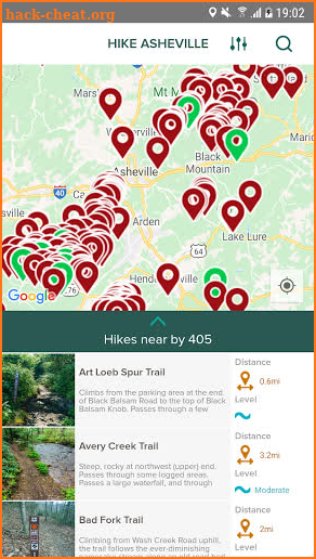 Hike Asheville screenshot