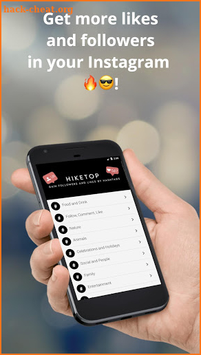 HikeTop+ : Get Likes & Followers by HashTags screenshot