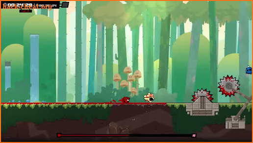 Hints : Super Meat Boy Forever Game screenshot