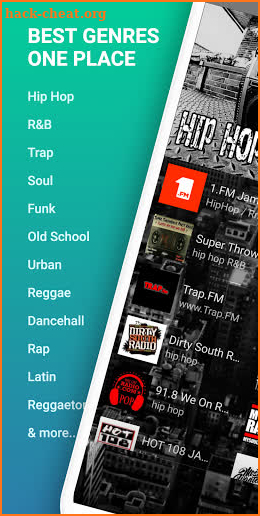 HIP HOP R&B RAP TRAP OLD SOUL FUNK REGGAE RADIO screenshot