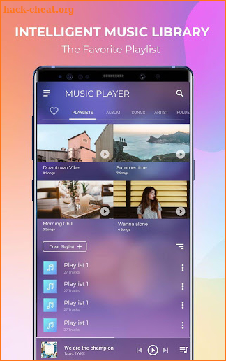 HIP Music Player: Free Mp3 Player - Audio Beats screenshot