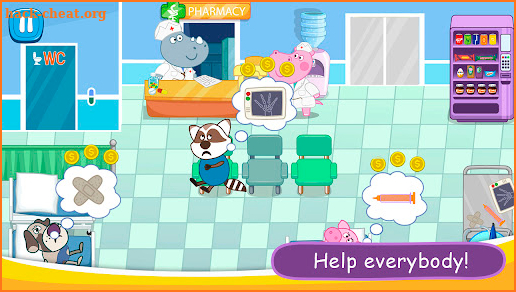 Hippo doctor: Kids hospital screenshot