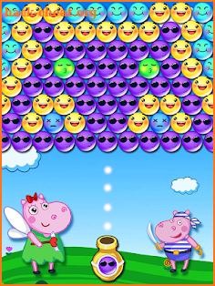 Hippo's Familly Bubble screenshot