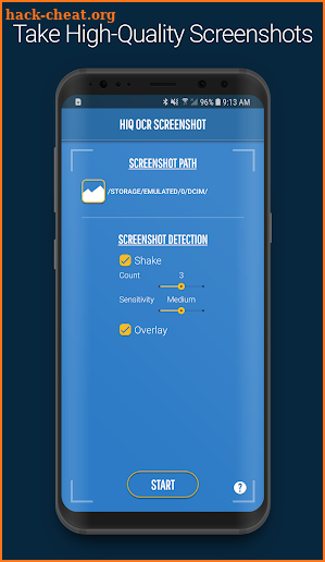 HiQ OCR Screenshot Tool for High Quality PNG screenshot