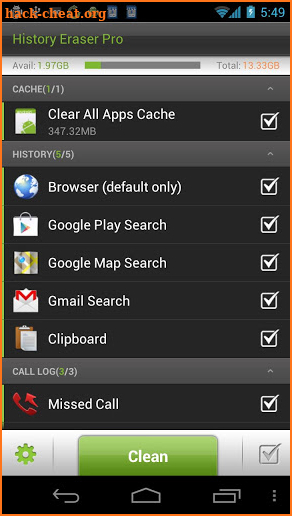 History Eraser Pro - Clean up screenshot
