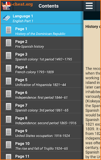 History of the Dominican Republic screenshot