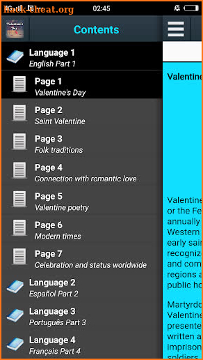 History of Valentine's Day screenshot