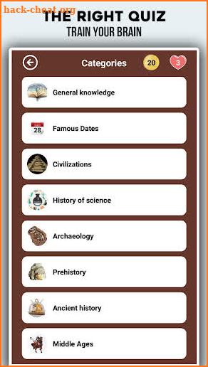 History. Quiz. Many tests screenshot