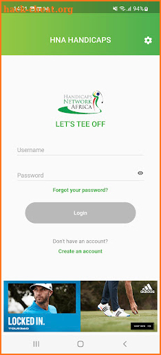HNA Handicaps & Tournament App screenshot