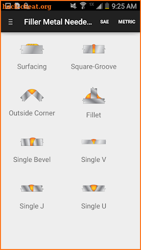 Hobart Brothers Welding Calculator screenshot