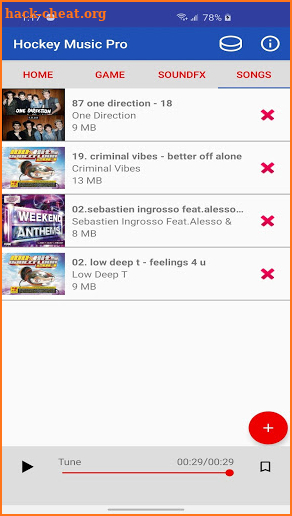 Hockey Music Pro screenshot