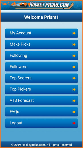 HOCKEY PICKS screenshot