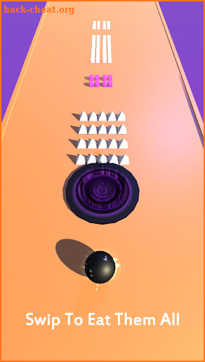 Hole ball 3D game screenshot