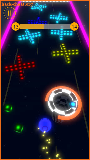 Hole.io Neon screenshot