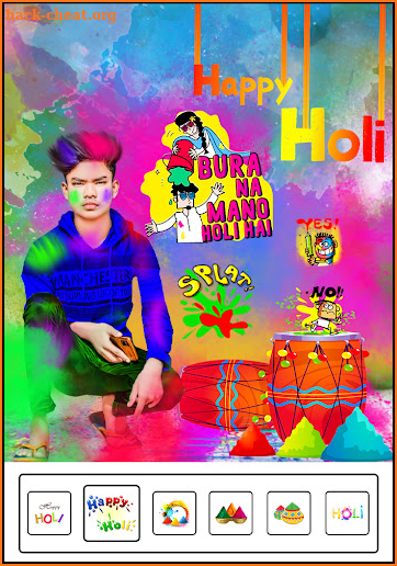 Holi Photo Editor screenshot