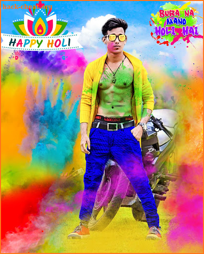 Holi Photo Editor 2022 screenshot