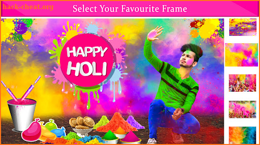 Holi Photo Editor screenshot