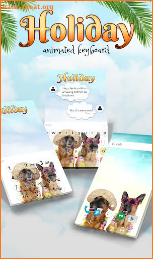 Holiday Animated Keyboard + Live Wallpaper screenshot