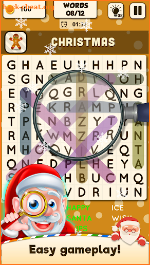 Holiday Word Puzzle : Search Hidden Words screenshot