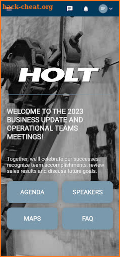 HOLT Update Meetings screenshot