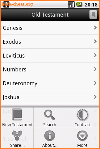 Holy Bible (KJV) screenshot