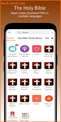 Holy Bible: Read, Listen Bible, Bible Study News screenshot