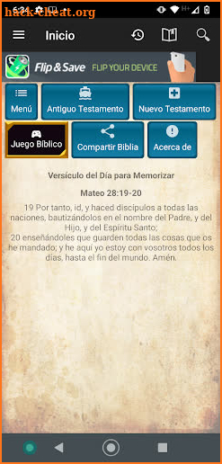 Holy Bible Reina Valera 1960 screenshot