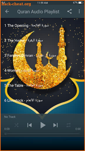 Holy Quran English Translation (Text & Audio) screenshot