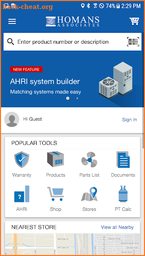 Homans HVAC Assist screenshot