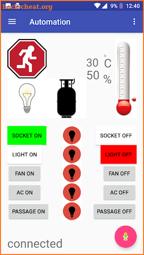 Home Automation NodeMCU screenshot