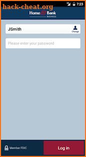 Home Bank Business Mobile screenshot