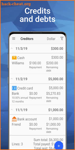 Home Bookkeeping Money Manager screenshot