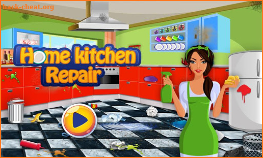 Home Kitchen Repair – Cleaning Games screenshot