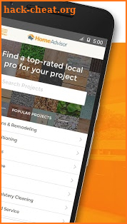 HomeAdvisor Home Contractors screenshot