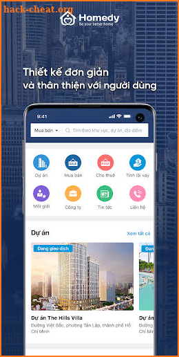 Homedy-Tìm Bất động sản, Cho thuê Mua bán nhà đất screenshot