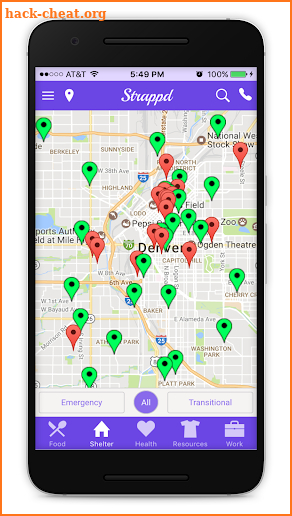 Homeless Resources - Strappd screenshot