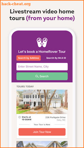 HomeRover: Livestream Video Home Tours screenshot