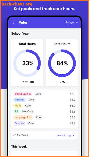 Homeschool Hours screenshot