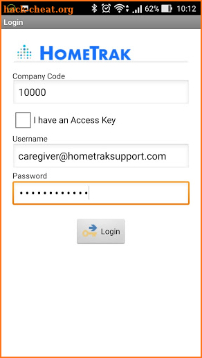 HomeTrak Mobile screenshot