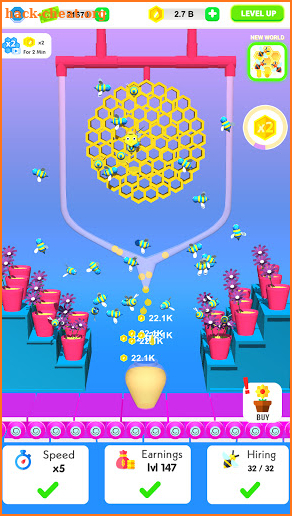 Honey Money: Idle Beehive Factory screenshot