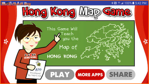 Hong Kong Map Puzzle Game screenshot