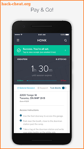 HonkMobile: Find & Pay for Parking screenshot