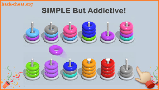 Hoops Sort Puzzle-Stack game screenshot