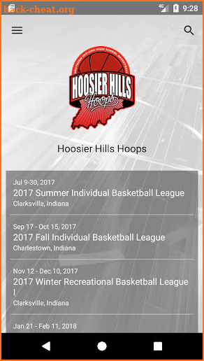 Hoosier Hills Hoops screenshot