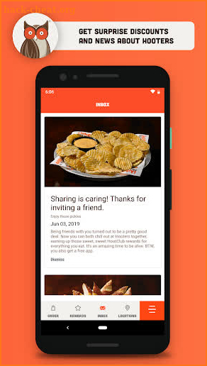 Hooters - Ordering and Rewards screenshot