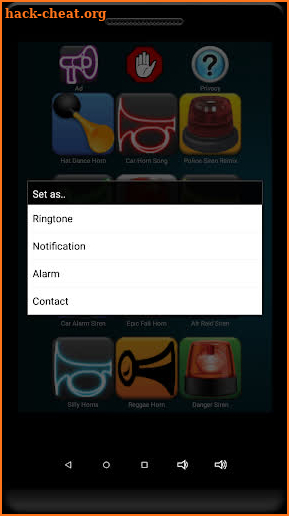 Horns and Sirens Ringtones screenshot
