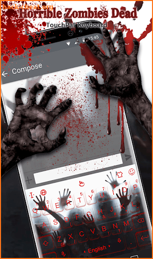 Horrible Zombies Dead Keyboard Theme screenshot