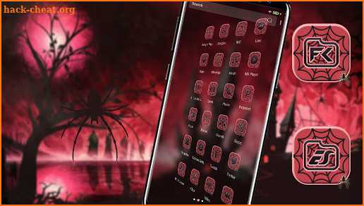 Horror Castle Launcher Theme screenshot