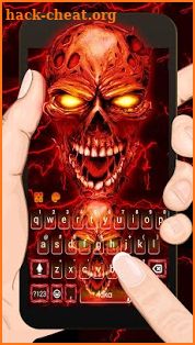 Horror Lightning Devil Keyboard Theme screenshot