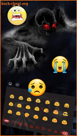 Horror Skull Keyboard screenshot